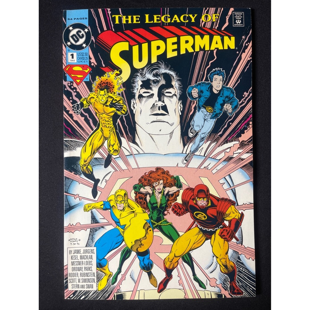 The Legacy of Superman 1 Comic Book 1993 DC Comics First Issue